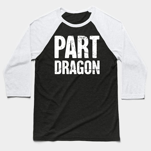 Otherkin Part Dragon Baseball T-Shirt by MeatMan